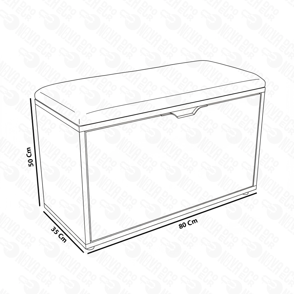 Banc à Chaussures Marron Design – Assise Rembourrée 3